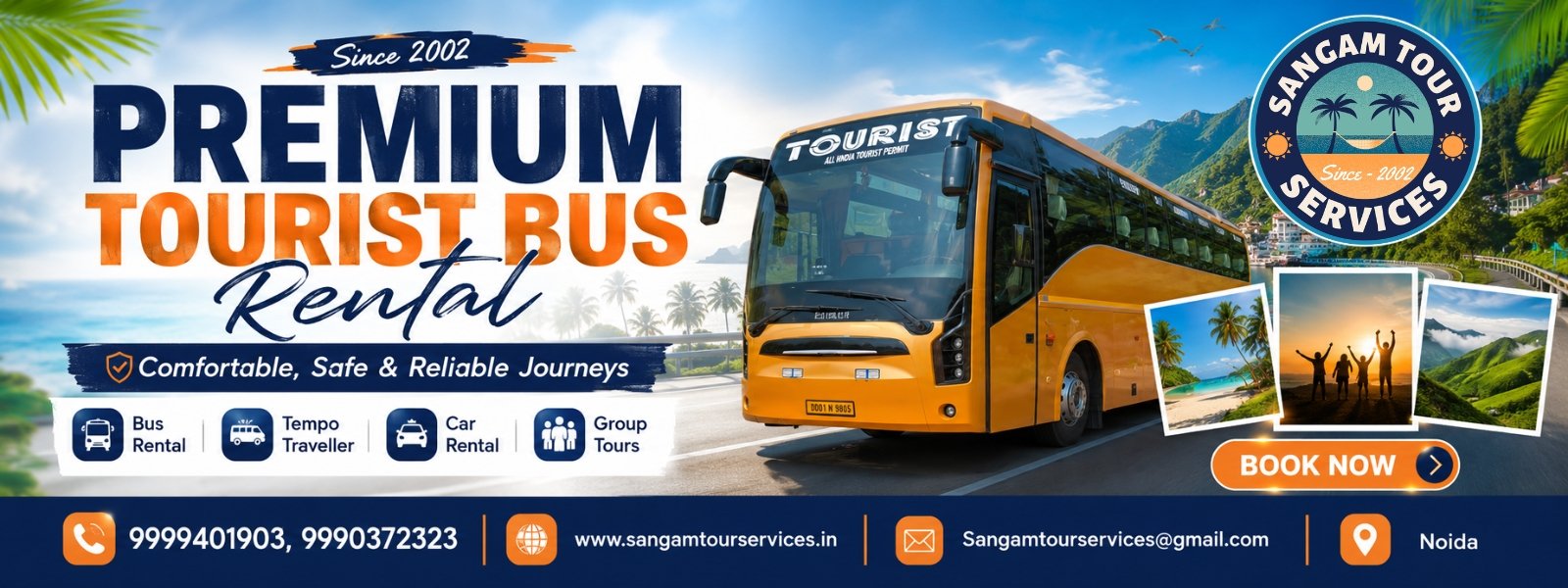 Sangam Tour Service Banner