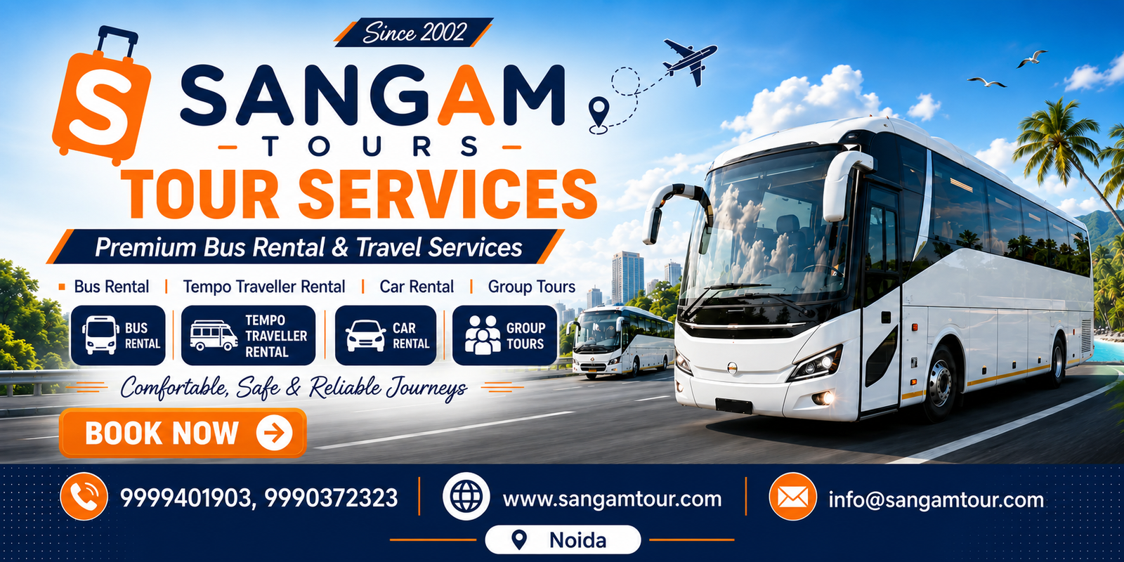 Sangam Tour Service Banner