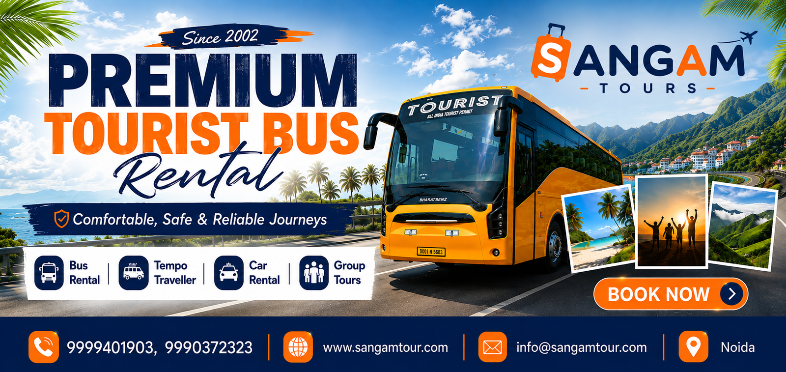 Sangam Tour Service Banner